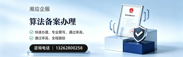 绵阳算法备案申报服务