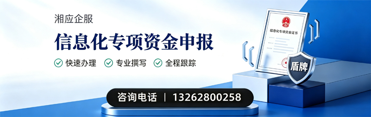 绵阳信息化专项资金申报服务