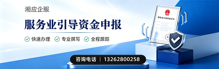 绵阳服务业引导资金申报服务